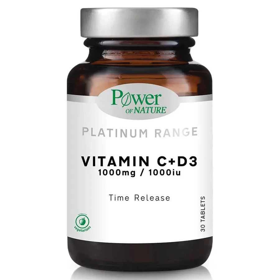 Power Health Platinum Range Витамин C+D3 1000мг/1000iu 30капс: цены и характеристики