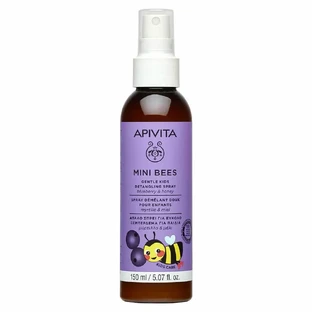 Apivita Mini Bees Дитячий спрей для легкого розплутування волосся з журавлиною та медом 150 мл