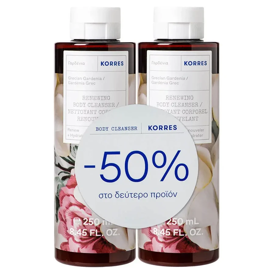 Гель для душу Korres Gardenia 2х250мл: ціни та характеристики