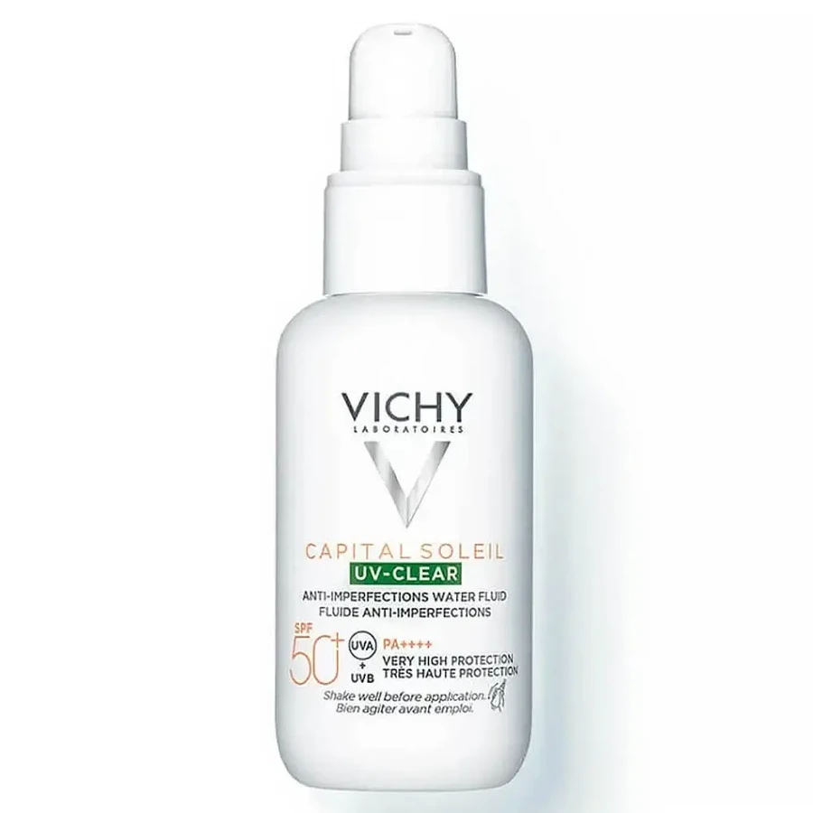 Vichy Capital Soleil UV-Clear Water Fluid Anti-Imperfection SPF50+ 40ml: цены и характеристики
