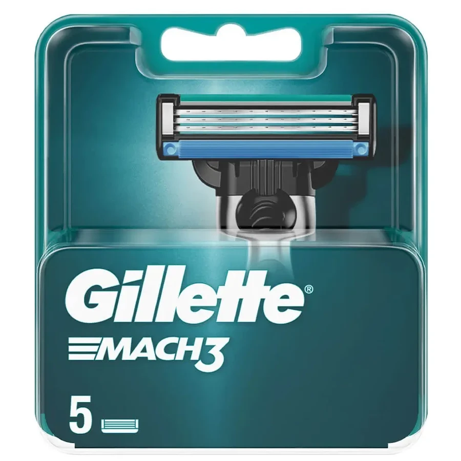 Запасні частини Gillette Mach 3 5шт: ціни та характеристики