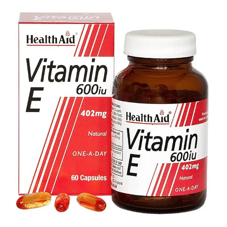 Health Aid Vitamin E 600iu Natural Capsules 60: цены и характеристики