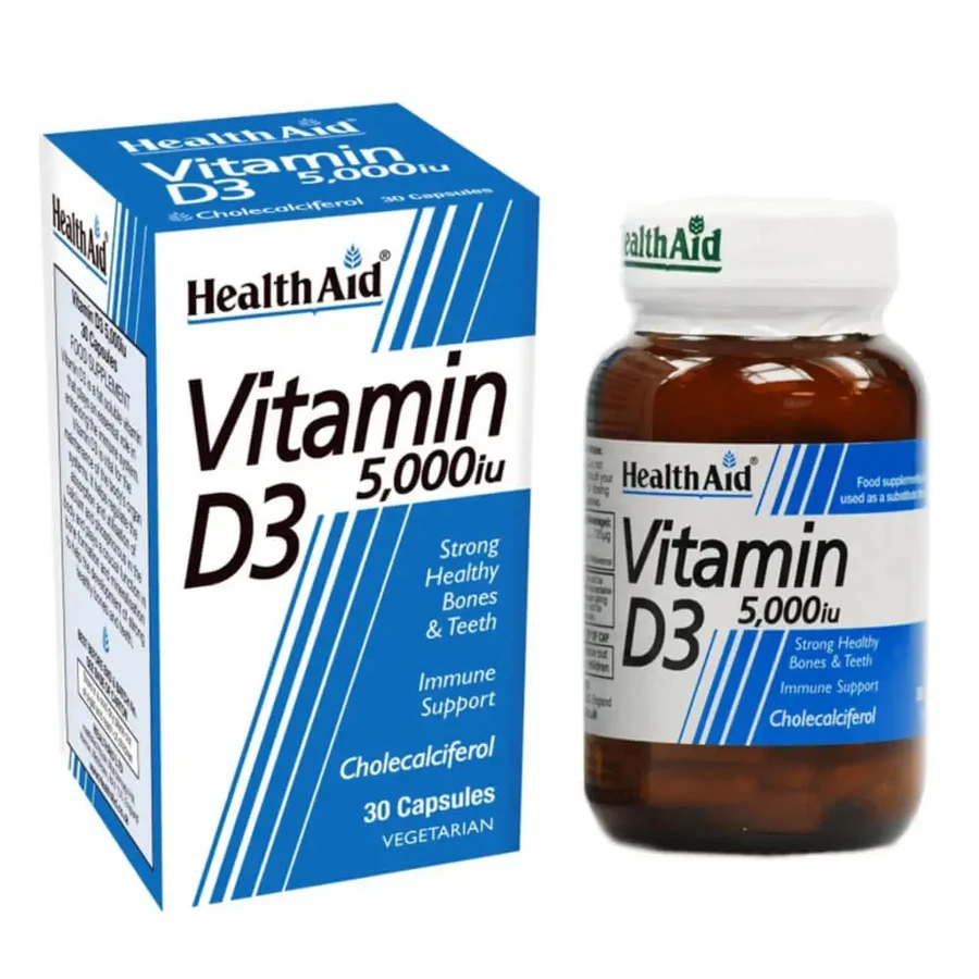 Health Aid Вітамін D3 5000iu 30 капс.: ціни та характеристики