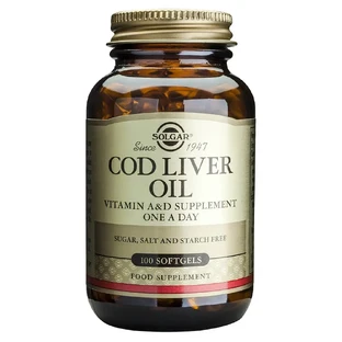 Solgar Cod Liver Oil 100 капсул я