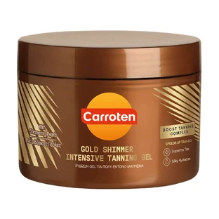 Гель для интенсивного загара Carroten Gold Gold Shimmer Intensive Tanning Gel Радужный гель для очень интенсивного загара 150 мл