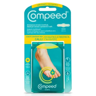 Compeed Средние увлажняющие подушечки для удаления мозолей 6 шт.