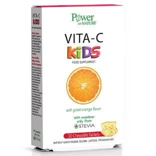 Power Health Vita-C для дітей зі стевією 30 жувальних таблеток