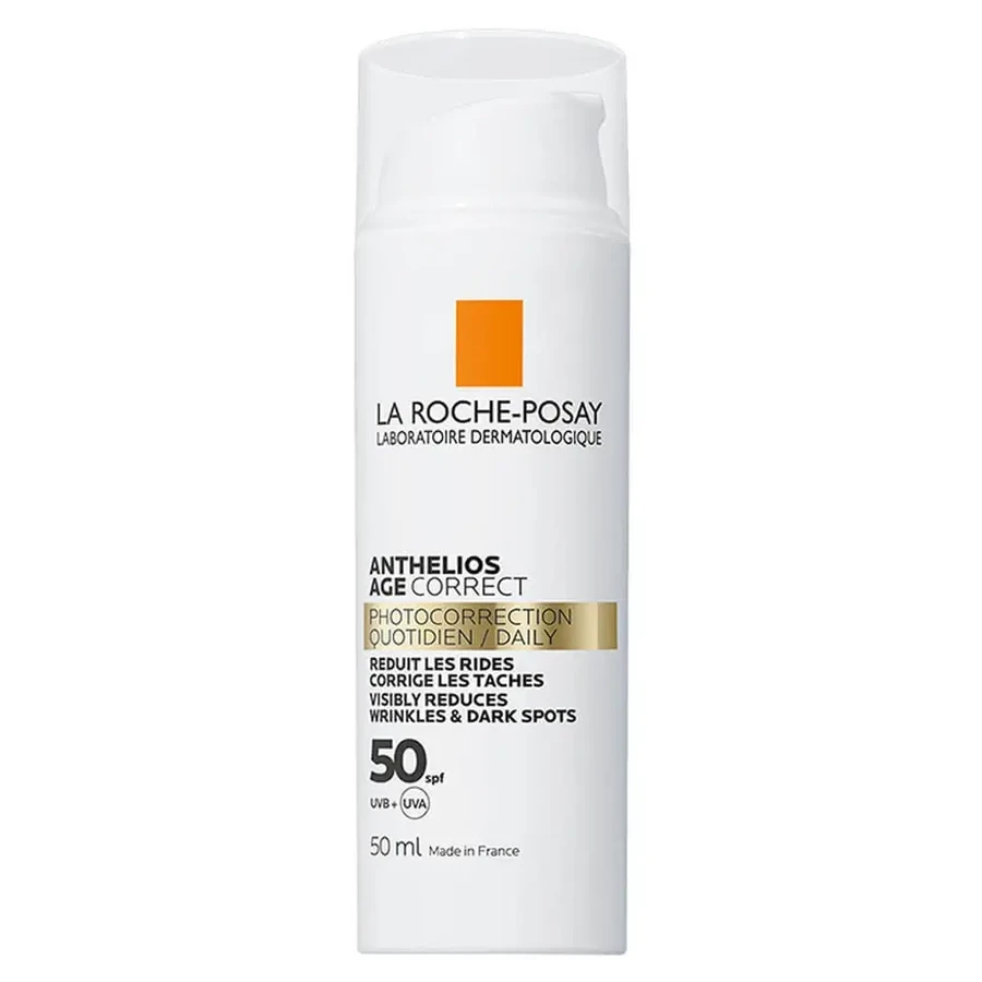 Легкий крем La Roche Posay Anthelios Age Correct SPF50 Light Cream 50 мл: ціни та характеристики