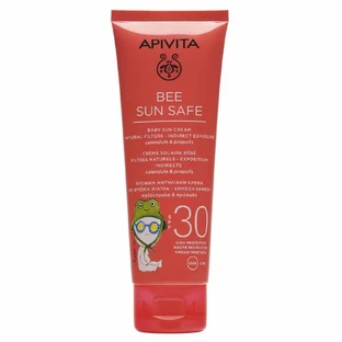 Apivita Bee Sun Safe Baby Натуральный солнцезащитный крем с природными фильтрами непрямого воздействия SPF30 100 мл
