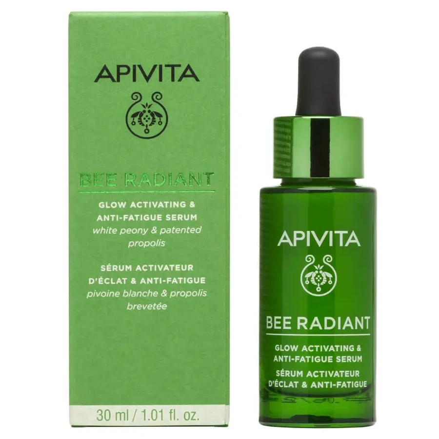 Apivita Bee Radiant Radiance Активуюча сироватка для відпочиваючого обличчя 30мл: ціни та характеристики