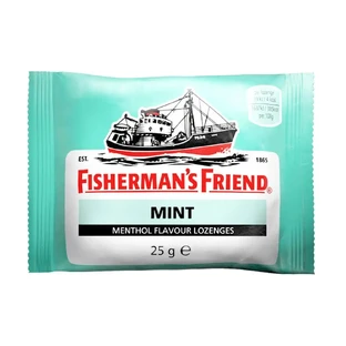 Мятные конфеты Fisherman's Friend с сильным мятным вкусом без сахара 25 г