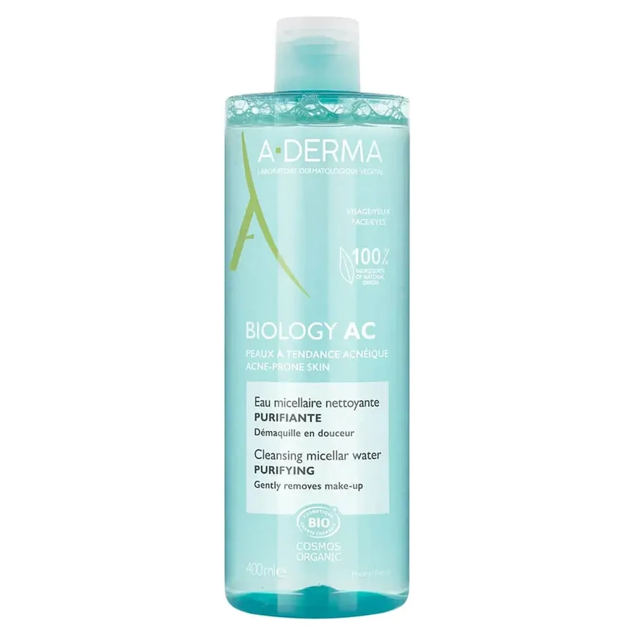A-Derma Biology AC Очищаюча міцелярна вода 400мл: ціни та характеристики