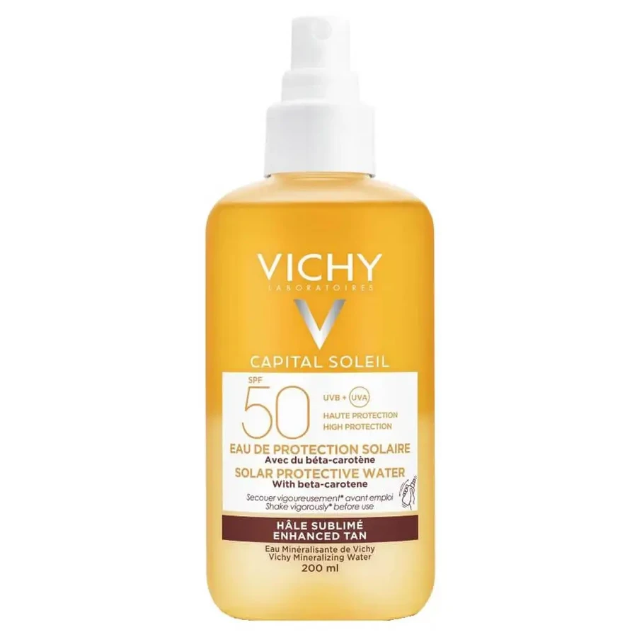 Vichy Capital Soleil Сонцезахисна вода для засмаги SPF50 200 мл: ціни та характеристики