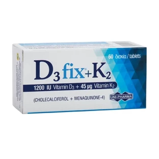 Uni-Farma D3 Fix 1200 МО + K2 45 мкг 60 табл.