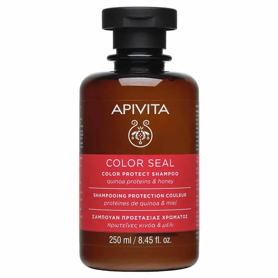 Apivita Color Seal Шампунь для захисту кольору з протеїном лободи та медом 250мл: ціни та характеристики