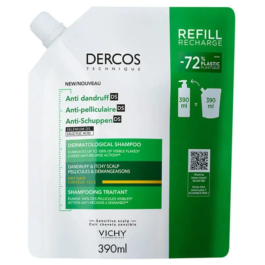 Vichy Dercos Anti Dandruff Dry Shampoo Refresh 390 мл: цены и характеристики