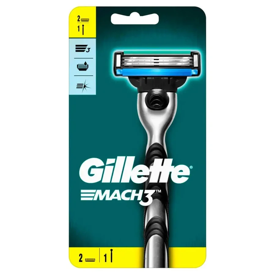Gillette Mach 3 с бритвой и 1 запасной частью.: цены и характеристики