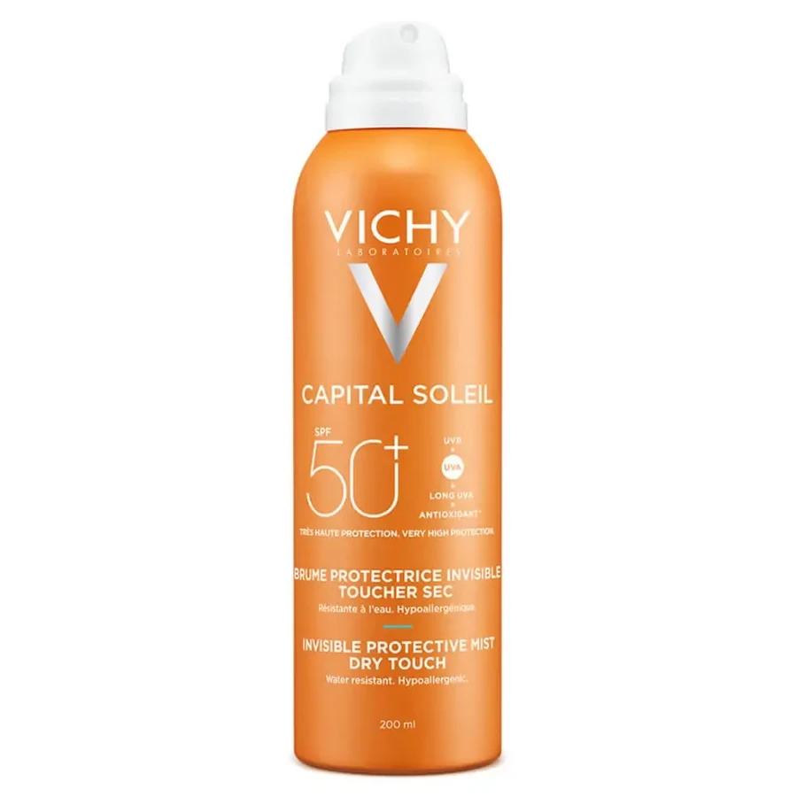 Vichy Capital Soleil Invisible Protective Dry Touch Mist SPF50+ 200 мл: цены и характеристики