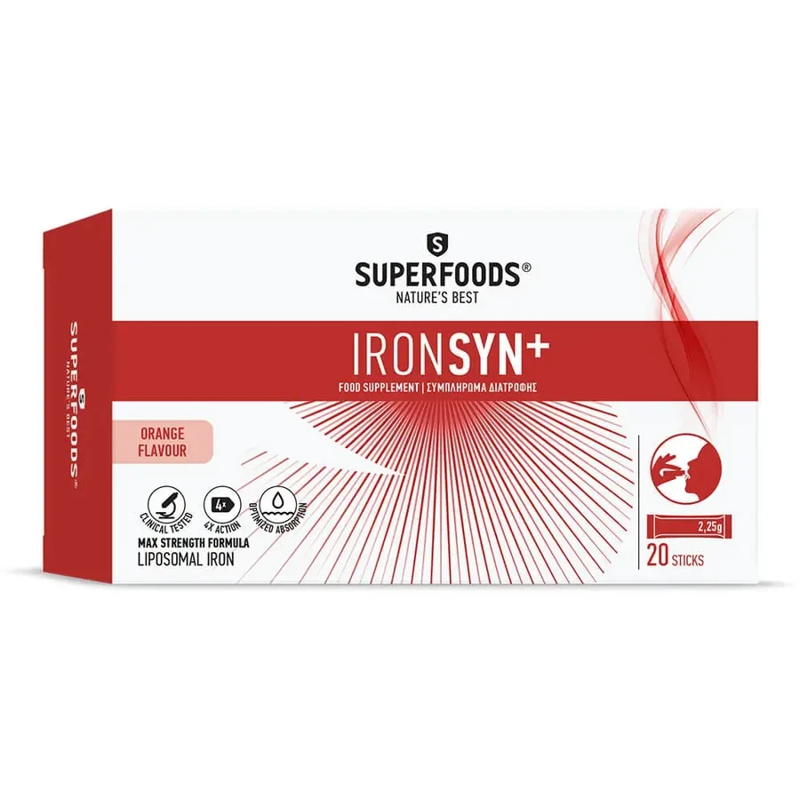 Superfoods Ironsyn+ 20 палочек: цены и характеристики