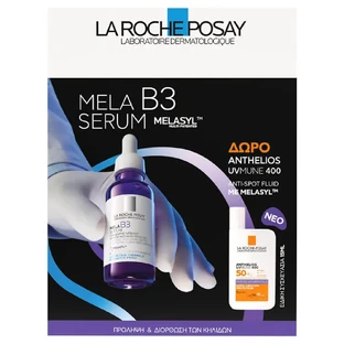 La Roche Posay Promo Pack Apple B3 Serum 30ml with FREE Anthelios UVMune 400 Anti-Dark Spots Fluid SPF50+ 15ml