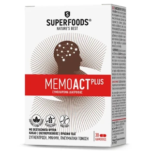 Superfoods MemoAct Plus 30капс