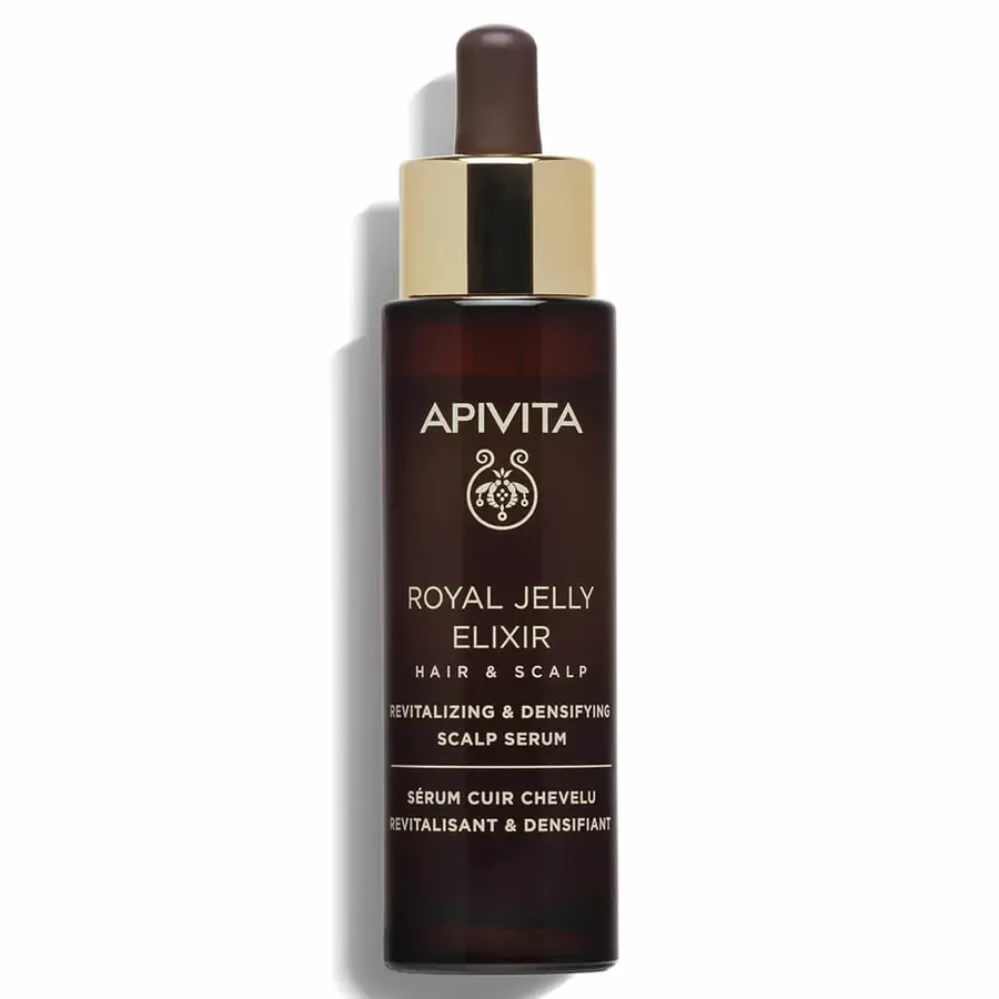 Apivita Royal Jelly Elixir Відновлююча та ущільнююча сироватка для шкіри голови 50 мл: ціни та характеристики