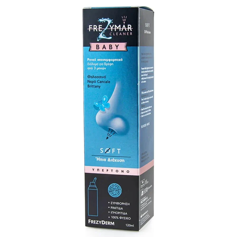 Frezyderm Frezymar Cleaner Baby Hypertonic Soft Diffusion 120ml: цены и характеристики