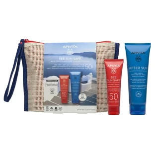 Apivita Promo Pack Bee Sun Safe Anti-Spot & Anti-Age Defence Face Cream SPF50 50ml & FREE After Sun Face & Body 100ml