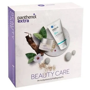 Пантенол Extra Promo Pack Beauty Care Уход за кожей лица и глаз Крем для лица 50 мл и Очищающий гель для лица 150 мл