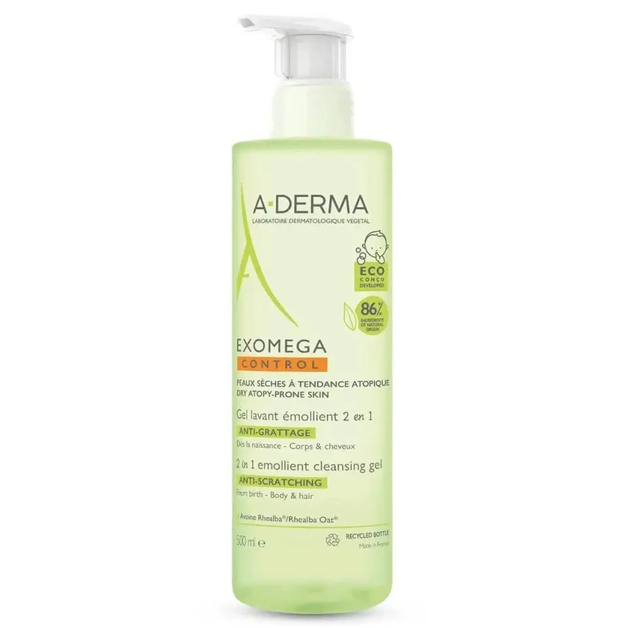 A-Derma Exomega Exomega Control Emollient Washing Gel 2in1 200ml: цены и характеристики