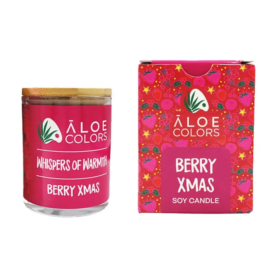 Aloe+ Colors Soya Berry Xmas Berry Xmas свеча 150гр: цены и характеристики