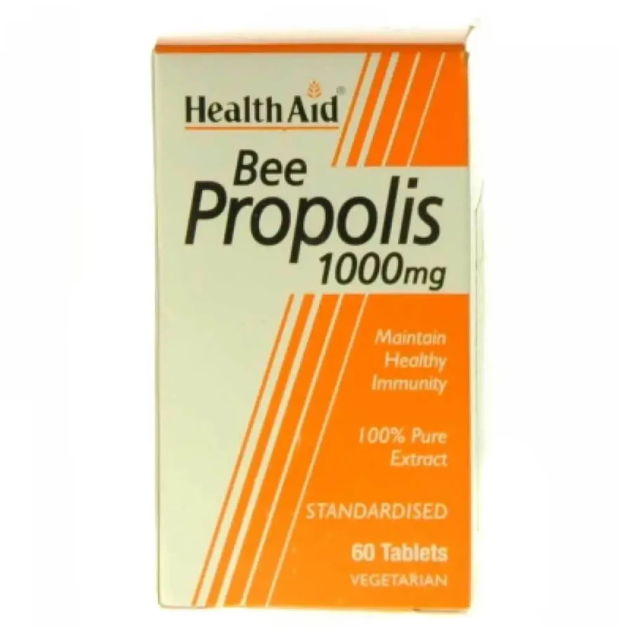 Health Aid Пчелиный прополис 1000 мг таблетки 60: цены и характеристики