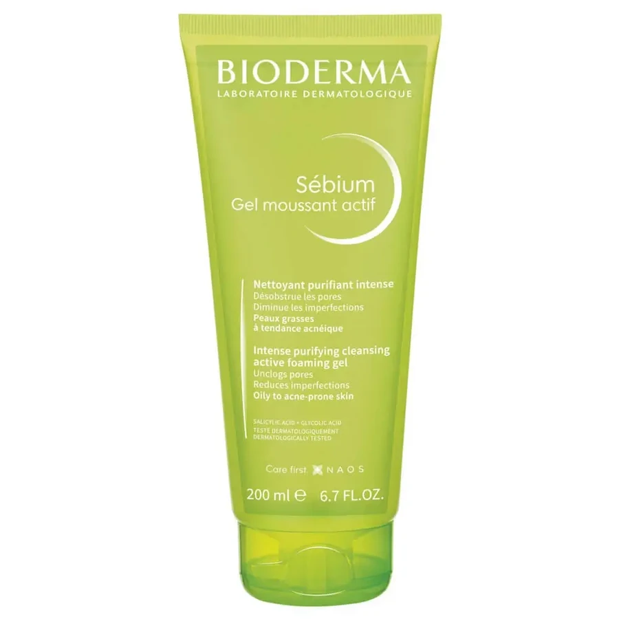 Bioderma Sebium Активный пенящийся гель 200 мл: цены и характеристики