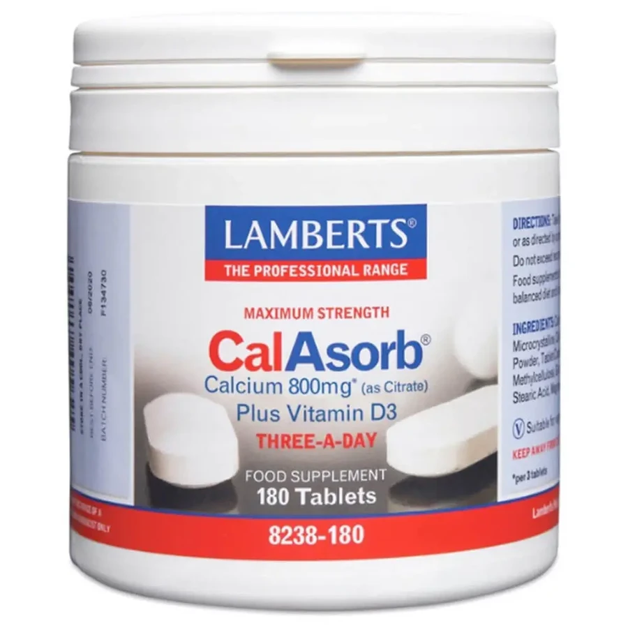 Lamberts CalAsorb Calcium 800mg 180tabs: цены и характеристики