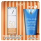 Промо-пакет Vichy Capital Soleil Антивіковий догляд 3 в 1 з антиоксидантним ефектом SPF50 50 мл та безкоштовне заспокійливе молочко Capital Soleil після засмаги 100 мл