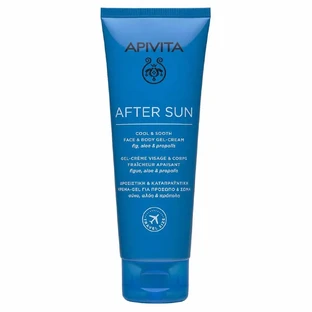 Apivita After Sun Cool & Sooth Face & Body Gel-Cream 100ml Travel Size