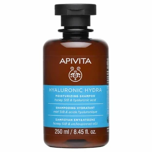 Зволожуючий шампунь Apivita Hyaluronic Hydra з медом StB та гіалуроновою кислотою 250 мл