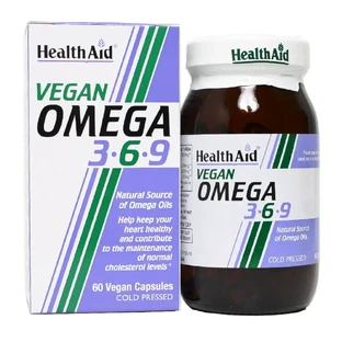 Health Aid Vegan Омега 3 6 9 60 Веганські капсули