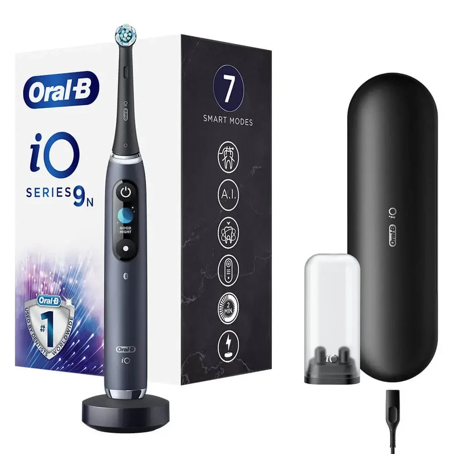 Электрическая зубная щетка Oral B iO9 Magnetic Black Onyx: цены и характеристики