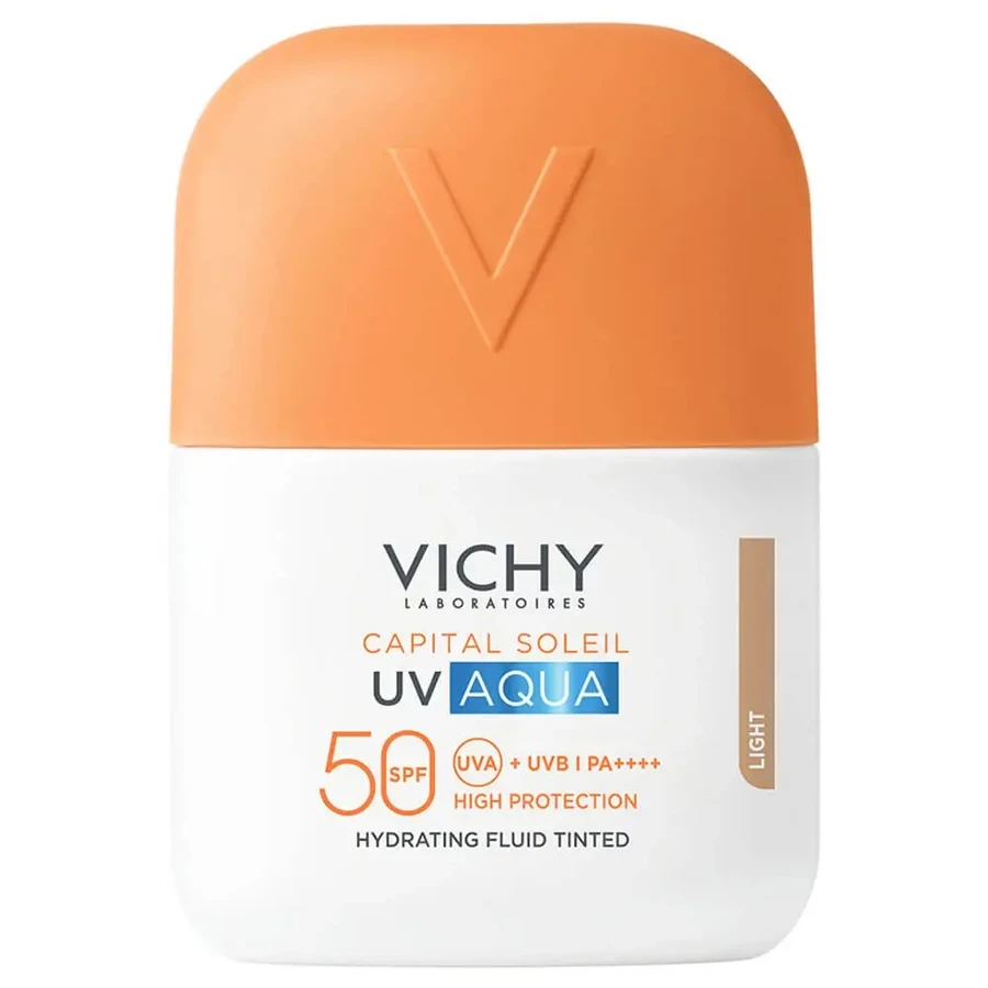 Vichy Capital Soleil Capital Soleil UV Aqua UV Зволожуючий невидимий флюїд тонований світлий SPF50+ 50 мл: ціни та характеристики