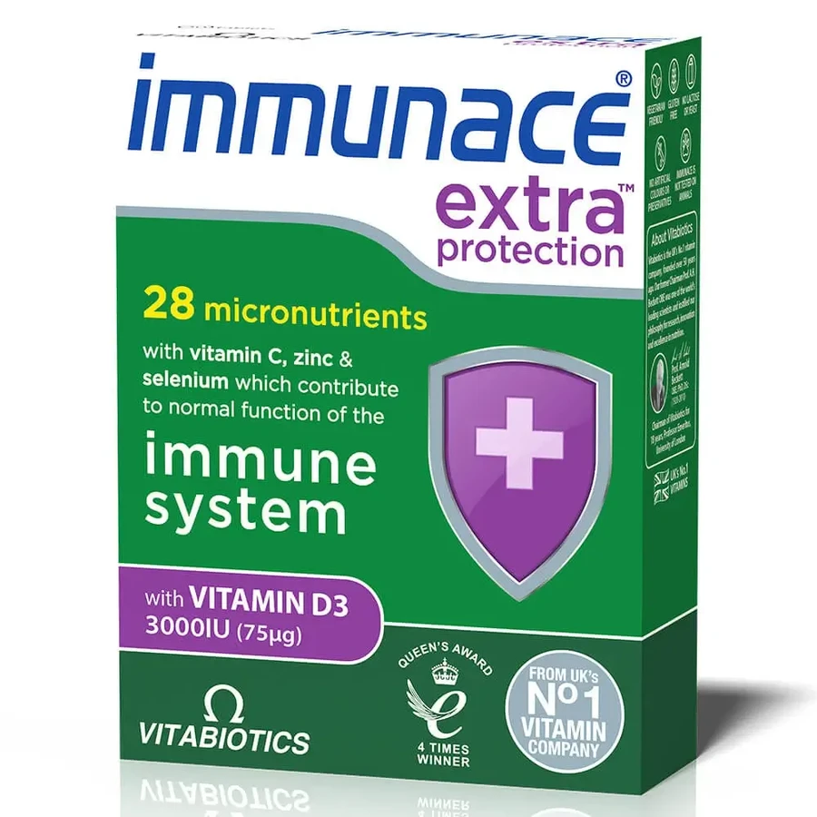 Vitabiotics Immunace Extra Protection 30 таблеток: цены и характеристики