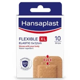 Hansaplast эластичные полоски XL эластичные пластыри 5x7,2см 10шт