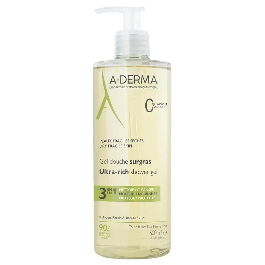 Гель для душу A-Derma Surgras 500мл: ціни та характеристики