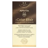 Apivita My Colour Elixir Перманентная краска для волос N8.3 Блондинка светло-золотистая