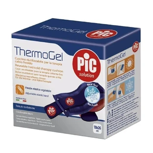 Многофункциональная подушка Pic Thermogel 10x26 см для тепло- и холодотерапии с тканью и эластичной лентой