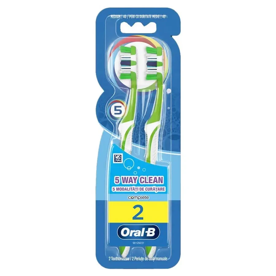 Зубная щетка Oral B Complete 5 Way Clean 40 Medium 1+1 БЕСПЛАТНО Зубная щетка Oral B Complete 5 Way Clean 40 Medium 1+1 БЕСПЛАТНО: цены и характеристики