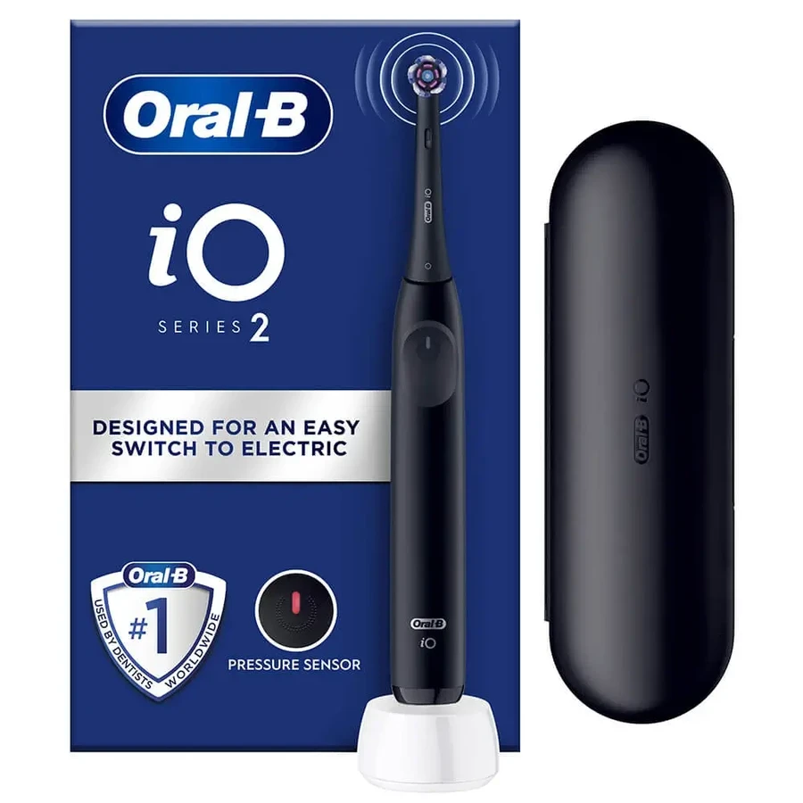 Електрична зубна щітка Oral B iO2 Black: ціни та характеристики