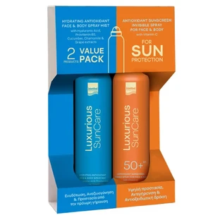Розкішний набір SunCare Value Pack з невидимим спреєм для обличчя і тіла SPF50 200 мл та спреєм-туманом для обличчя і тіла 200 мл