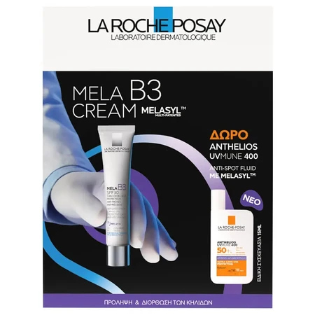 La Roche Posay Promo Pack Mela B3 Cream SPF30 30ml с Anthelios UVMune 400 Anti-Dark Spot Fluid SPF50+ 15ml FREE: цены и характеристики