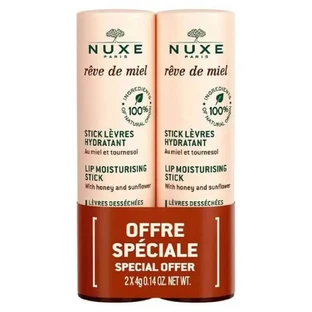 Nuxe Promo Pack Зволожуючий стік для губ Reve De Miel 2х4г